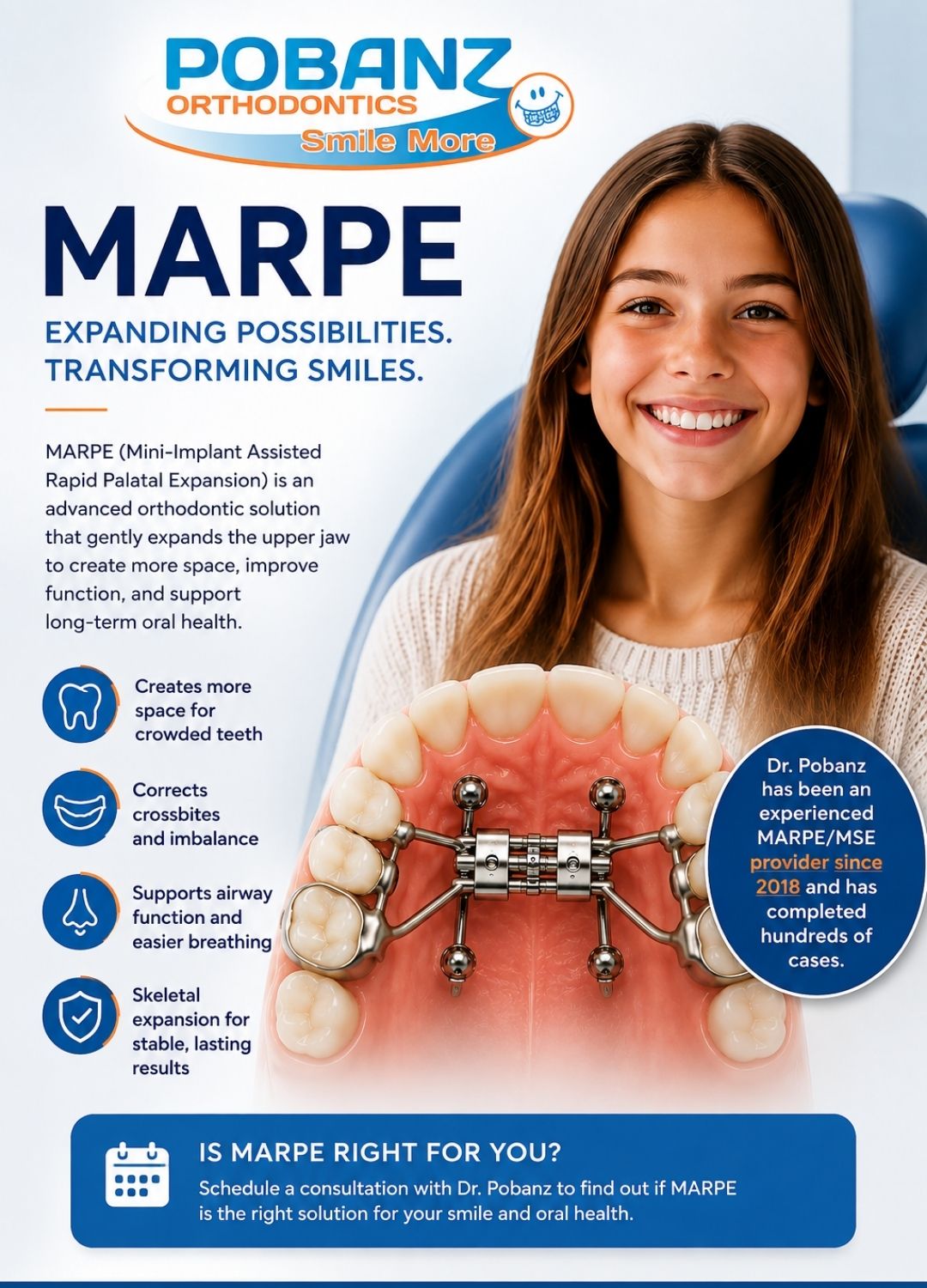 MARPE orthodontic treatment